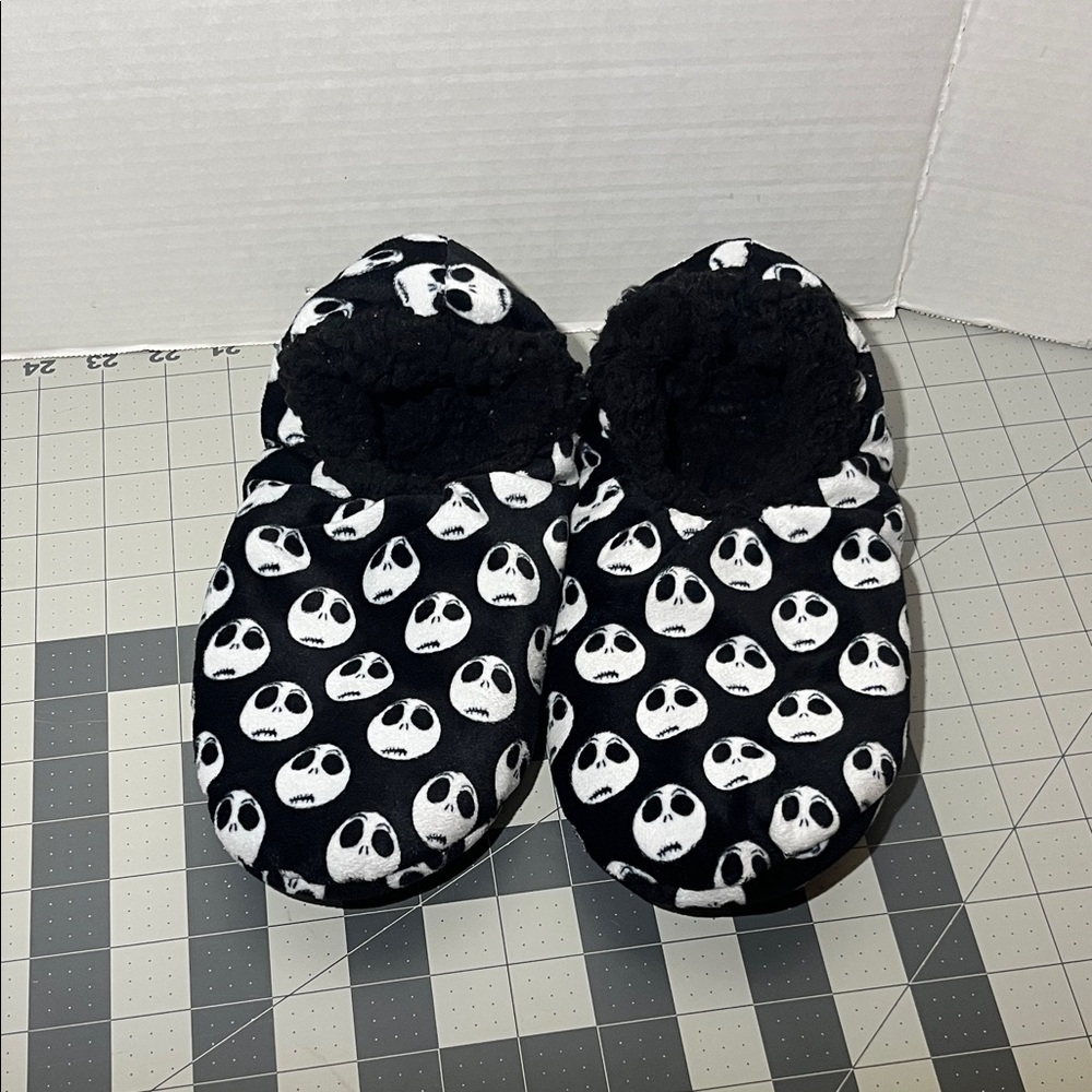 Disney Black and White Slippers